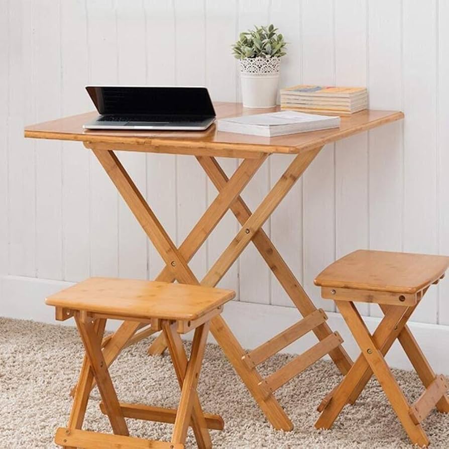 Amazon.com: Tables WFF Portable Folding Solid Wood Home